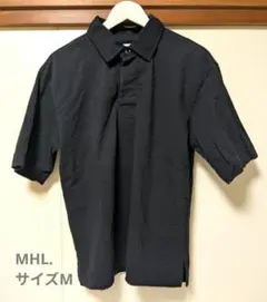 MHL. マーガレットハウエル ポロシャツ メンズ ブラック プルオーバーのサムネイル