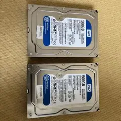 Western Digital 500GB HDD 2個セット