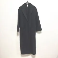 H&M 黒のロングコート　36