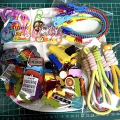 デコレーションパーツ アソート② チャーム プラ板等詰め合わせ計100個