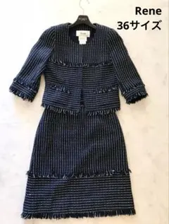 てめこ様専用】ルネ ツィードジャケット - メルカリ