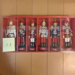 木製クリスマスオーナメント　6体セット(13)