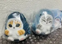 mofusand 海の生き物にゃん　コロぬい サメにゃん（ネイビー・ブルー）