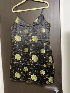 刺繍　チャイナ服　キャミソールワンピース