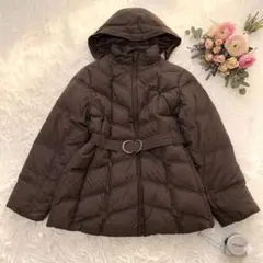 エルエルビーン ベルト付 ダウンジャケット グースダウン