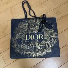 Dior ショップ袋 装飾的なイラスト入り