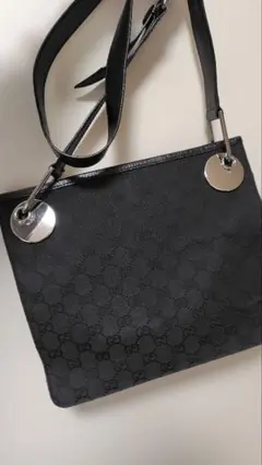 GUCCI バッグ GG柄 キャンバス シェリーライン