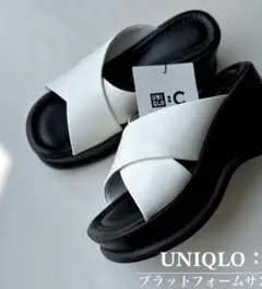 UNIQLO : C プラットフォームサンダルのサムネイル