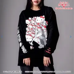 ギャル富江×ハローキティロングTシャツ L 伊藤潤二×サンリオキャラクターズ
