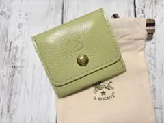 新品 イルビゾンテ ☆限定カラー☆ コインケース ピスタチオグリーン