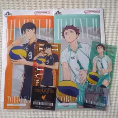 ㉑ ハイキュー 一番くじ チケットケース＆クリアカードセット 影山飛雄 及川徹