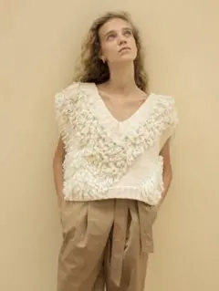 LEINWANDE ニットベスト 完売 LEINWANDE ニットベスト 完売