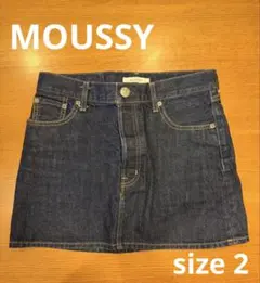 MOUSSY インディゴ デニムスカート
