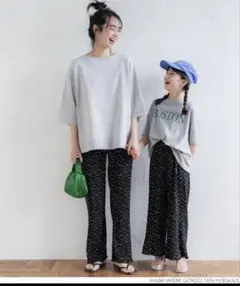 coca コカ　プリーツパンツ　楊柳　ドット柄 M 新品　レギンス