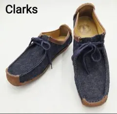Clarks Originals　クラークスオリジナルズ25.5cmネイビー/紺のサムネイル