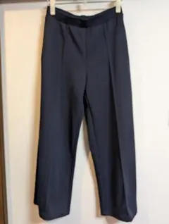 UNIQLO ネイビー ワイドパンツ Lサイズ