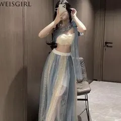 ジャスミンっぽい❤︎アラビアン風 コスプレ衣装 5点セット