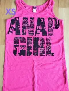 ANAP GIRL ピンク ノースリーブ Tシャツ XS