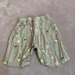 ムージョンジョン　キウイ柄　ハーフパンツ