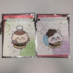 COCO'S ちいかわ くりまんじゅう ももんが 巾着袋セット