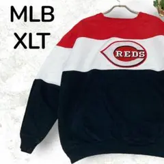 【希少】MLB シンシナティ・レッズ 3色スウェット 裏起毛 XLT ゆったり