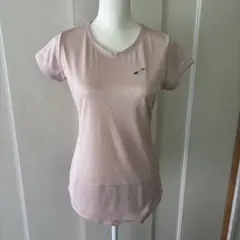 バボラ　テニス　ピンク Vネック 半袖 Tシャツ