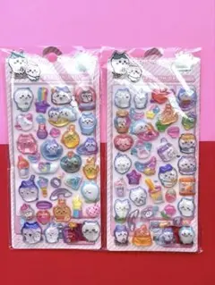 (՞o̴̶̷̤ ̫ o̴̶̷̤՞)2枚セット ちいかわ ボンボンドロップシールA