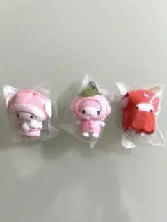 サンリオ　ちびっとも　マイメロディ　和菓子&おかず&雪の精　3点セット