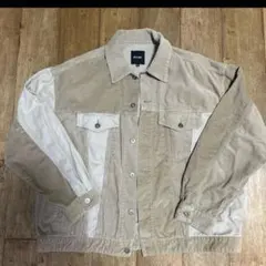 BEAMS コーデュロイジャケット XL ベージュ