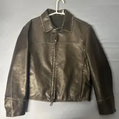 black leather jacket vintage