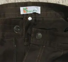 ISSEY SPORT 長ズボン サイズ7 ブラウン　高品質