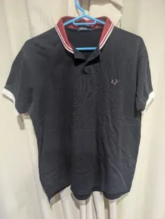 FRED PERRY ネイビー　ゴルフポロシャツ Lサイズのサムネイル