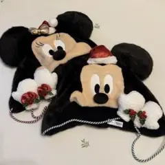 ミッキー ミニー クリスマスファンキャップ