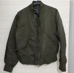 ユニクロ　ブルゾン　ジャケット　カーキ　S