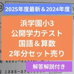 希学園 小3 公開テスト 2025年度&2024年度 2年分SET★6時翌日着可 模試詳細【公開テスト】 | 希学園 関西～人生の糧となる中学受験を～