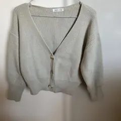 natural couture カーディガン　グリーン