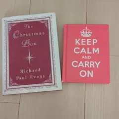 洋書2冊セット★The Christmas Box & Keep calm