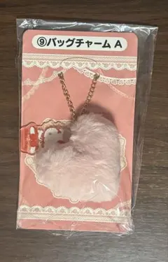 サンリオ当たりくじ　ハローキティ　⑨バッグチャーム　A