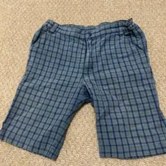 チェック　ハーフパンツ　110 ファミリア