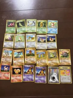 【初期・旧裏】ポケモンカード 22枚 まとめ売り ロコン ケーシィ 他