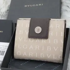 極美品✨ ブルガリ ロゴマニア ビーゼロワン 長財布 フラップ式 三 