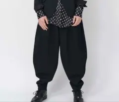 【美品】 ブラック コムデギャルソン ウール サルエル ワイド パンツ S 2025年最新】BLACK COMME des GARCONS メンズ サルエルパンツの