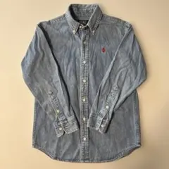 ポロ・ラルフ・ローレン デニム長袖シャツ 140