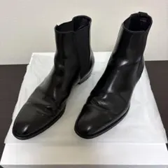 エルメス サイドゴア チェルシー ブーツ ウイングチップ レザー