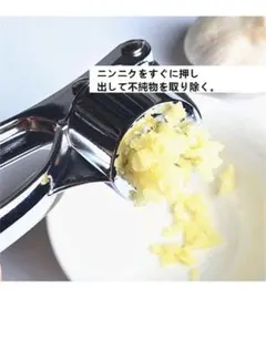 ガーリックプレス にんにくつぶし器 ニンニク潰し器 にんにくおろし器 生姜対応のサムネイル