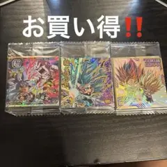 ドラゴンボール 超戦士シールウエハース超　シール　ベジットまとめ売り6点セット