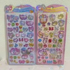 国内正規品 うるちゅるポップシール まじかるみゅーちゃん フワフワらびちゃん