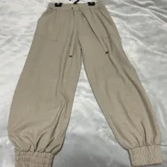 ZARA ベージュ ジョガーパンツ XS