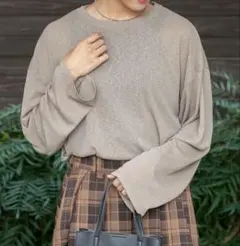 シアー ロングスリーブ Tシャツ レディース 新品