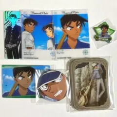 名探偵コナン　服部平次　缶バッジ　缶バッチ　ぱしゃこれ　コナンプラザ　セガ　くじ